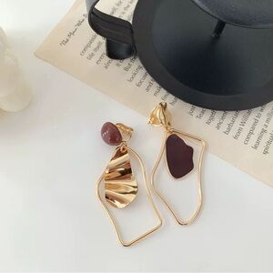 Asymmetrical Artist Earrings New